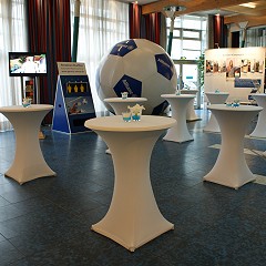 Foyer als Ausstellungs- und Eventfläche